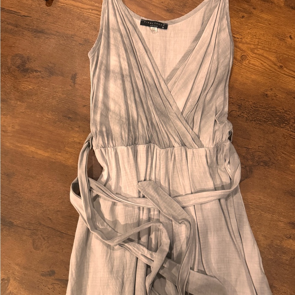 Final touch tie romper